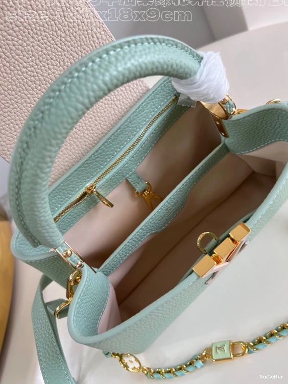 Cheap BB-27*18*9CM CAPUCINES VUITTON LOUIS 0807